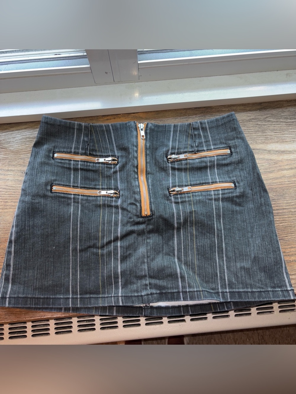 Urban Outfitters Mini Skirt with Contrast Zippers